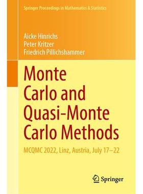 预订 Monte Carlo and Quasi-Monte Carlo Methods: MCQMC 2022, Linz, Austria, July 17–22第15届国际科学计算蒙特卡罗与准蒙特