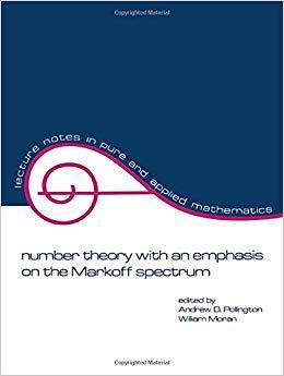 【预售】Number Theory with an Emphasis on the Markoff Spectrum