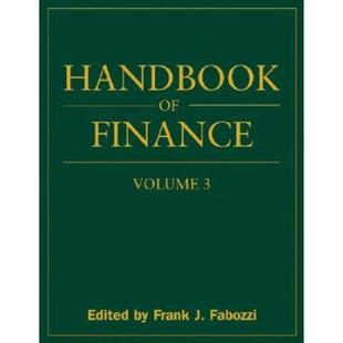 【预售】Handbook of Finance Volume Iii Valuation, Financial Modeling and Quantitative Tools