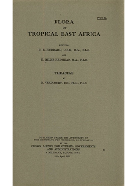 预订 Flora of Tropical East Africa: Theaceae: 9781842463208