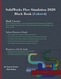 【预订】SolidWorks Flow Simulation 2020 Black Book (Colored)