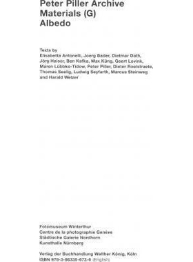 预订 Peter Piller: Archive: Materials (G): 9783863356514