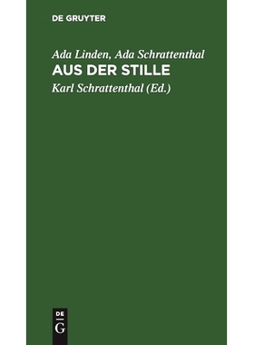 预订 Aus der Stille: 9783112395615