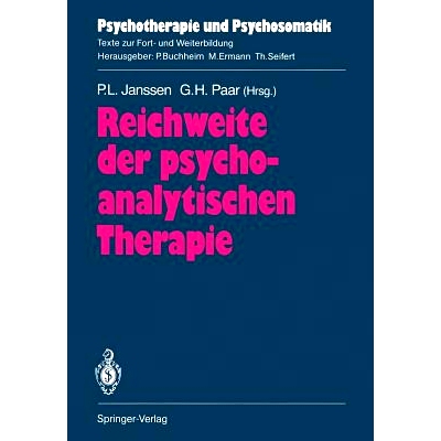 预订 Reichweite der psychoanalytischen Therapie: 9783540518174