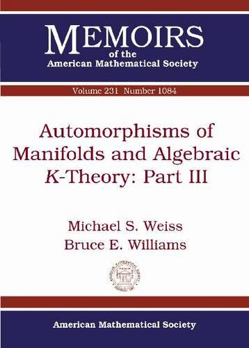 【预售】Automorphisms of Manifolds and Algebraic $K$-Theory