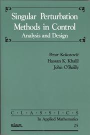 预订 Singular Perturbation Methods in Control