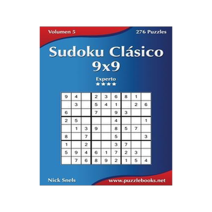 [预订]Sudoku Clasico 9x9 - Experto - Volumen 5 - 276 Puzzles 9781512327663