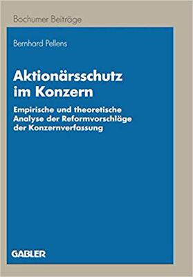 【预订】Aktionärsschutz im Konzern 9783409137652