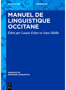 预订 Manuel de linguistique occitane 奥克语语言学手册: 9783110738322