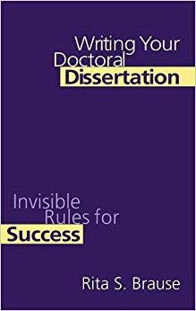 【预售】Writing Your Doctoral Dissertation