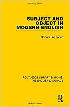 【预售】Subject and Object in Modern English