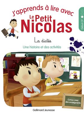 法国CP教辅读物 和小淘气尼古拉学阅读4：听写 J'apprends à lire avec le Petit Nicolas 小学一年级法语写作词汇训练