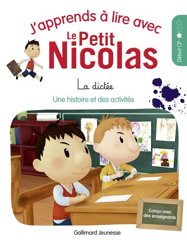 法国CP教辅读物 和小淘气尼古拉学阅读4：听写 J'apprends à lire avec le Petit Nicolas 小学一年级法语写作词汇训练