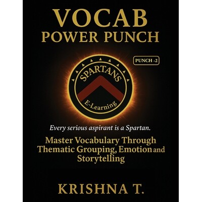 预订 Vocab Power Punch - Punch - 2: Every Serious Aspirant is a Spartan. Master Vocabulary Through Thematic Grouping, Em
