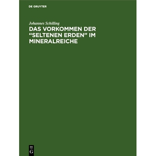 预订 Das Vorkommen der “seltenen Erden” im Mineralreiche: 9783486732924