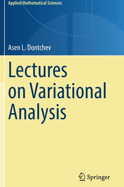 预订 Lectures on Variational Analysis