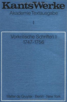【预订】Vorkritische Schriften I 1747-1756 9783110037111