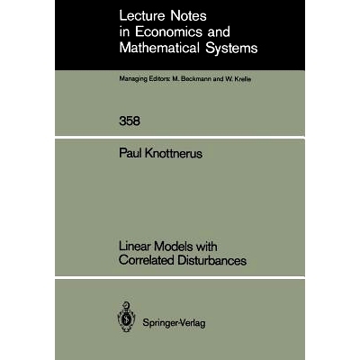 预订 Linear Models with Correlated Disturbances: 9783540539018