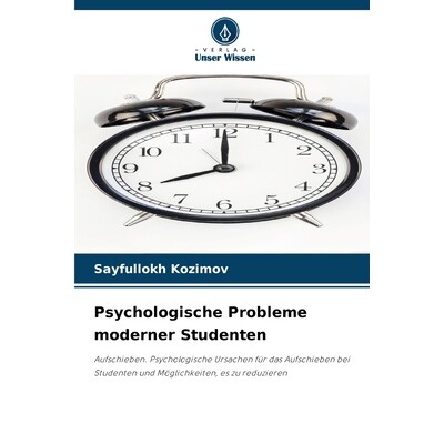 预订 Psychologische Probleme moderner Studenten 9786209567391
