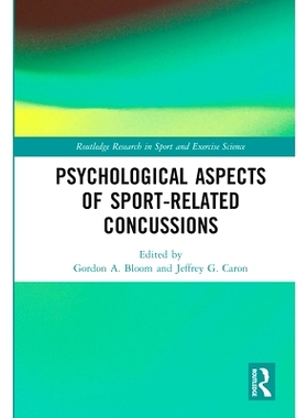预订 Psychological Aspects of Sport-Related Concussions 运动性脑震荡的心理学研究: 9780367731182