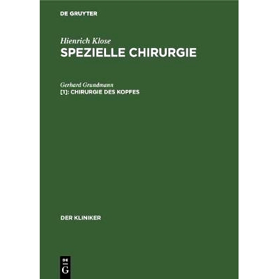 预订 Chirurgie des Kopfes: 9783111047041