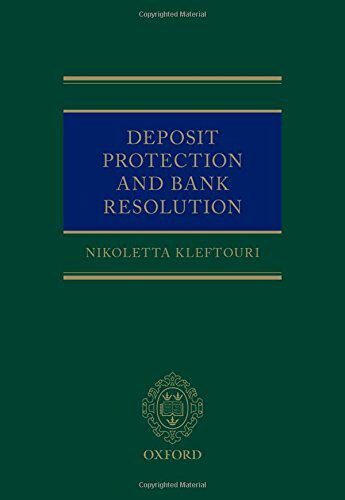 【预订】Deposit Protection and Bank Resolution