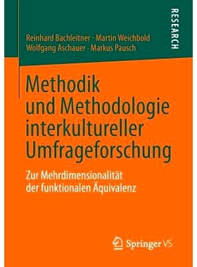 预订 Methodik und Methodologie interkultureller Umfrageforschung: Zur Mehrdimensionalität der funktionalen Äquivalenz