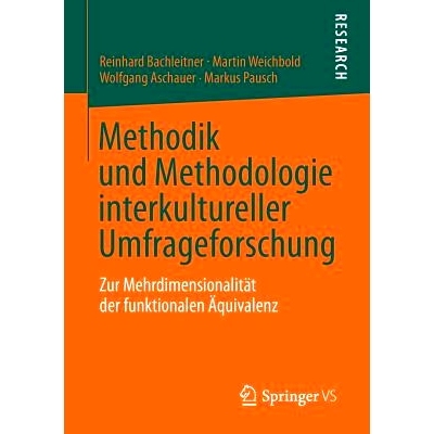 预订 Methodik und Methodologie interkultureller Umfrageforschung: Zur Mehrdimensionalität der funktionalen Äquivalenz