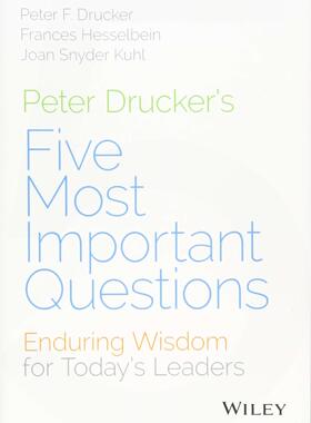 英文原版 彼得·德鲁克五个重要问题 Peter Drucker's Five Most Important Questions