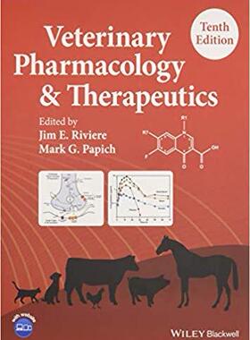 【预售】Veterinary Pharmacology And Therapeu...