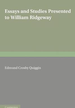 【预订】Essays and Studies Presented to William Ridgeway