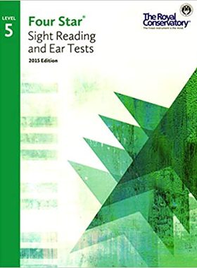 【预订】4S05 - Royal Conservatory Four Star Sight Reading and Ear Tests Level 5 Book