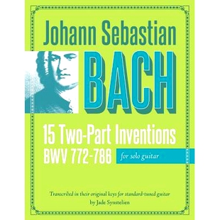 Solo 9781482785043 Bach Part Inventions Two Sebastian Guitar 预订 for Johann