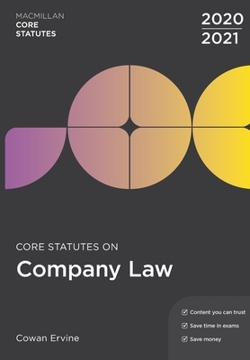 【预订】Core Statutes on Company Law 2020-21