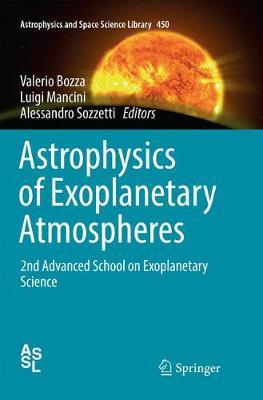 【预订】Astrophysics of Exoplanetary Atmospheres: 2nd Advanced School on Exoplanetary Science