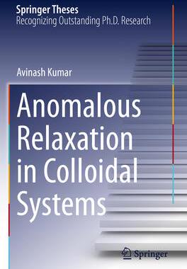 [预订]Anomalous Relaxation in Colloidal Systems 9783031132827