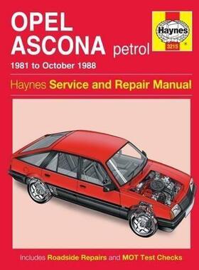 [预订]Opel Ascona Petrol (81 - 88) Haynes Repair Manual 9780857339294