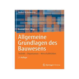 预订 Allgemeine Grundlagen des Bauwesens