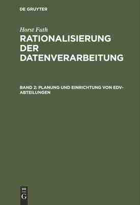 【预订】Planung und Einrichtung von EDV-Abteilungen 9783486349214