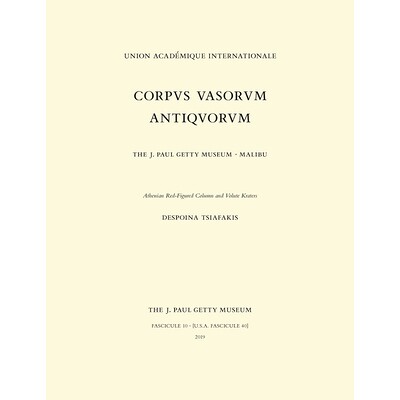 预订 Corpus Vasorum Antiquorum, Fascicule 10 - Athenian Red-Figured Column and Volute Kraters 语料库古文物分册10 - 雅典