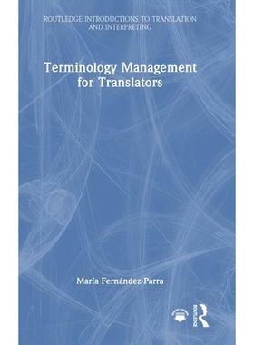 预订 Terminology Management for Translators: 9781032299068