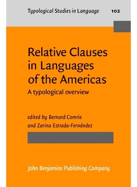 预订 Relative Clauses in Languages of the Americas. A typological overview.: 9789027206831