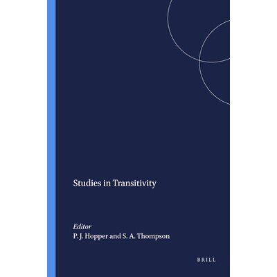 预订 Studies in Transitivity 传递性研究: 9789004367951