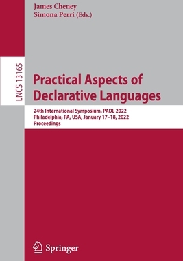 【预订】Practical Aspects of Declarative Languages 9783030944780