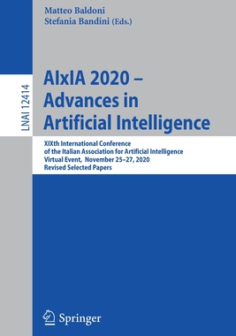 【预订】AIxIA 2020 – Advances in Artificial Intelligence