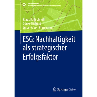 预订 ESG: Nachhaltigkeit als strategischer Erfolgsfaktor ESG：可持续性是战略成功的因素: 9783658433437