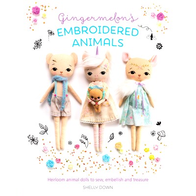 预订 Gingermelon’s Embroidered Animals 生姜的绣花动物: 9781446307304