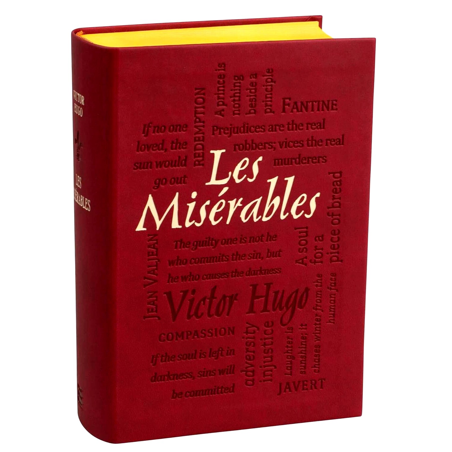 现货 悲惨世界 雨果 皮革封面 Word Cloud Classics 新版带刷边 英文原版 Les Miserables
