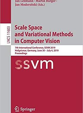 【预售】Scale Space and Variational Methods in Computer Vision