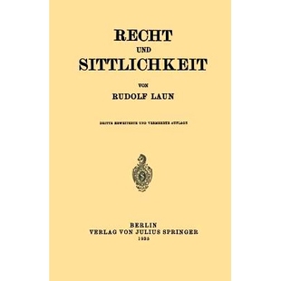 Sittlichkeit und 9783642984563 Recht 预订